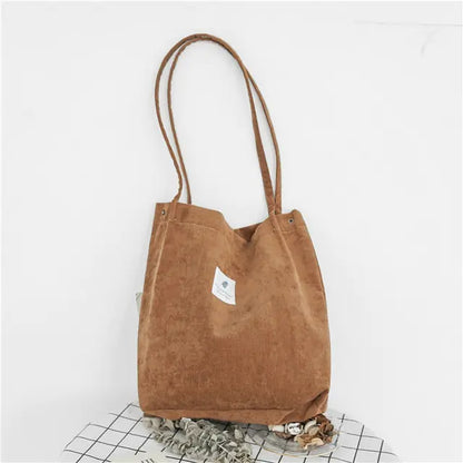 Women Corduroy Canvas Shoulder Bags